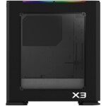 ZALMAN X3 čierna / ATX / 2xUSB3.0 + 2xUSB 2.0 / 4x120mm ARGB / bez zdroja / priehľadná bočnica (X3 BLACK)