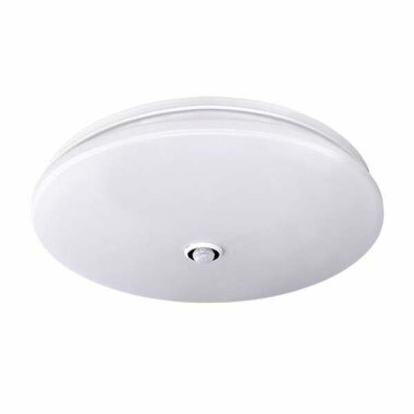 Solight WO776 LED stropné svetlo PLAIN s PIR sensorom 18W / 1260lm / 3000K / okrúhle / 33cm (8592718028572)