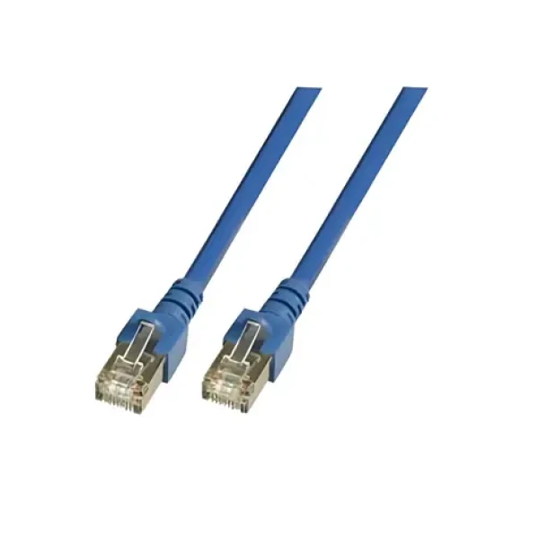EFB Cat5e SF/UTP modrá / Patch kábel / RJ-45 / PVC / 10 m (K5459.10)