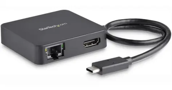 StarTech USB-C Multiport adaptér Mini Dock / Dokovacia stanica / 4K HDMI / Gigabit LAN / USB 3.0 húb (DKT30CHD)