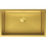 MEXEN - Trixo oceľový drez 1-bowl 750 x 440 mm, zlatá HC 6415751000-55HC