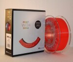 PET-G filament Neon Red 1,75 mm Print With Smile 1 kg