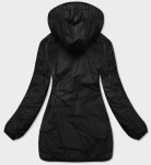 Čierna obojstranná dámska bunda (h1038-01) odstíny černé XXL (44)