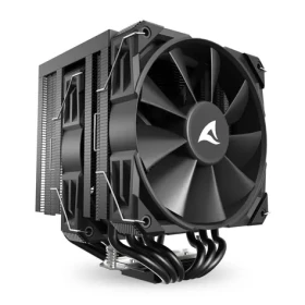 Sharkoon A60 čierna / 2x 120mm / 260W TDP / 1800 RPM @ 30 dB / AMD + Intel (4044951042043)