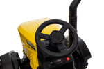 Mamido Mamido Detský elektrický traktor s vlečkou 12V 7Ah žltý