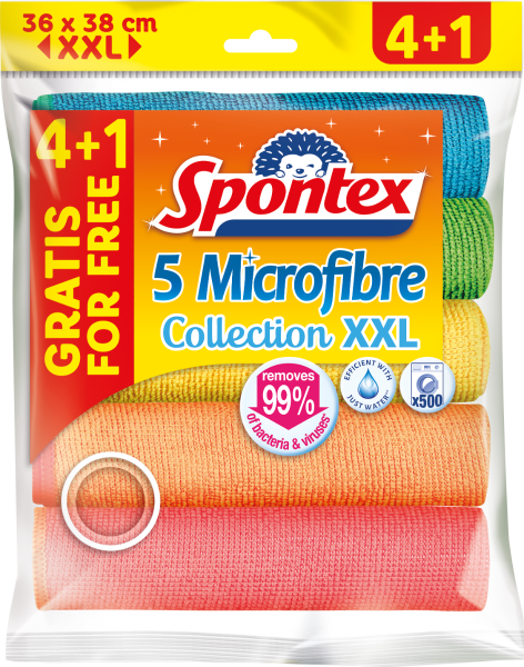 Spontex utěrka z mikrovlákna XXL 4+1