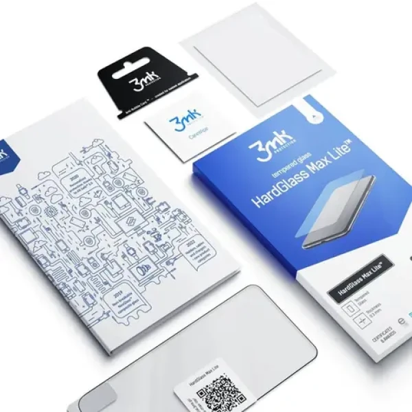 3mk HardGlass Max Lite ochranné sklo pre Apple iPhone 17 Pro Max čierna (5903108682084)