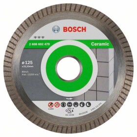 Diamantový kotúč 125 mm, Bosch Best for Ceramic ExtraClean Turbo (2608602479)