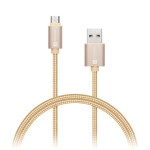 CONNECT IT Wirez Premium Metallic micro USB - USB zlatá / 1m (CI-966)