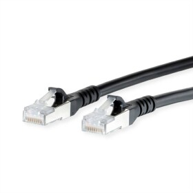 Metz Connect 130845H000-E RJ45 sieťové káble, prepojovacie káble CAT 6A S/FTP 80.00 m čierna dvojžilový tienený, bez halogénov, samozhášavý 1 ks; 130845H000-E