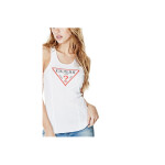 Outlet - GUESS tielko Logo Racerback Tank biele S Biela