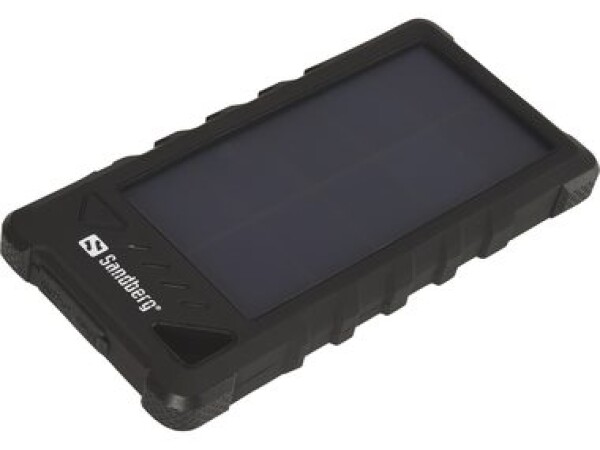 Sandberg PowerBank Outdoor Solar 16000 mAh čierna / IP67 / solárne dobíjanie / 5V 3.4A / 2x USB A (420-35)