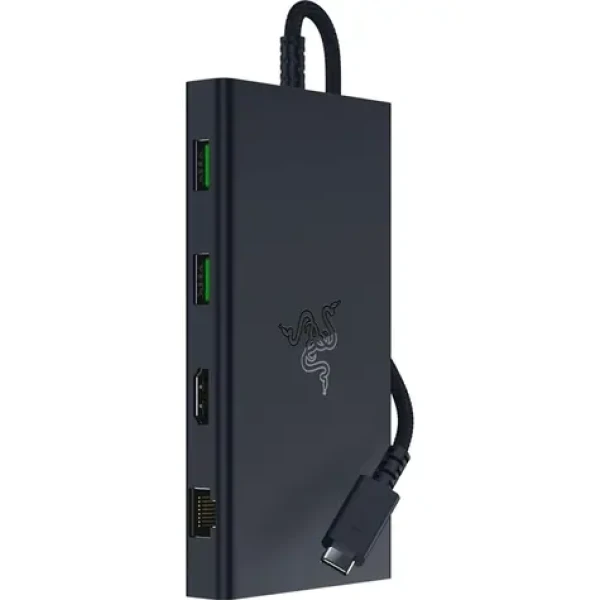 Razer USB-C Dock / dokovacia stanica / 4X USB-A / 1x HDMI / 1x USB-C / 1x RJ-45 / SDXC (8887910052662)