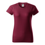 Dámske tričko Basic (granátová) 2XL