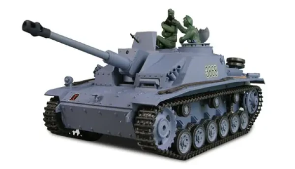 AMEWI RC tank Sturmgeschütz III modrá