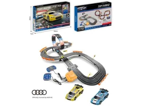 MADE Autodráha s licenciou Audi 140 x 88 cm