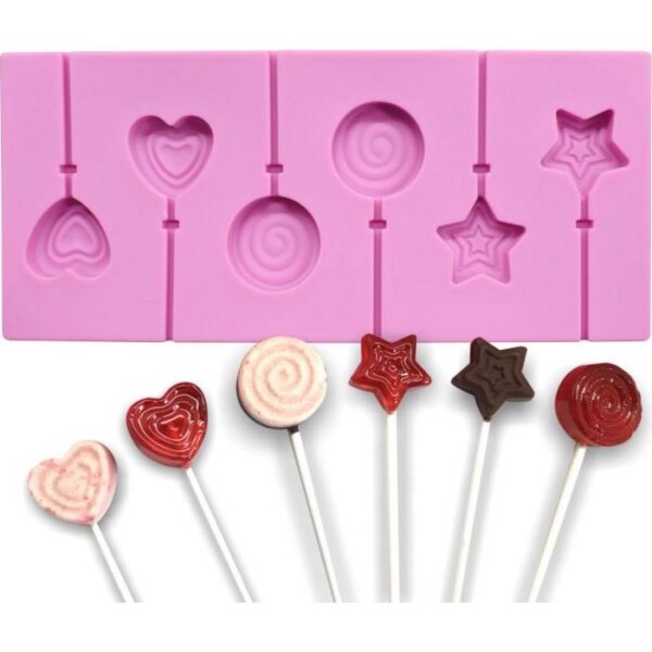 Silikónová forma na lízátka 5 × 11 cm - Cakesicq - Cakesicq