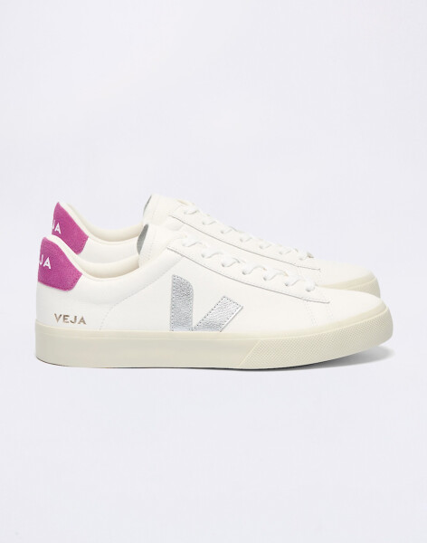 Veja Campo Leather WHITE_SILVER_ULTRAVIOLET 40