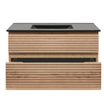 Kúpeľňová skrinka 2 zásuvková s umývadlom Naturel Savona 98x53x44, 8 cm dub Halifax mat SAVONA2100DHC SAVONA2100DHC