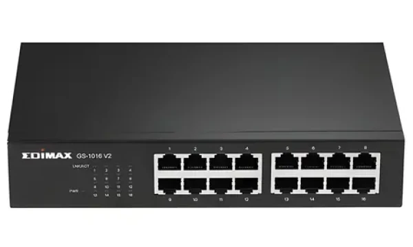 Edimax GS-1016 V2 / 16- Port Switch / 10/100/1000 Mbps (GS-1016 V2)