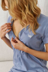 Dámske tehotenské tričko 9505 sky blue - Doctornap světle modrá S