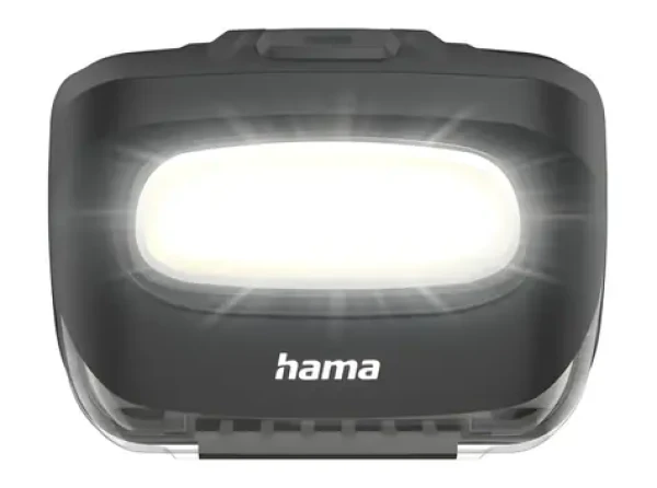 HAMA HL110 / LED čelovka / COB / 3× AAA / 2 režimy