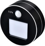 Viking zásuvkový modul A20 čierna / LED svetlo s pohybovým senzorom / 3W (VA20B)