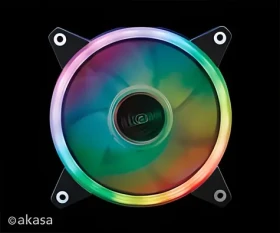 Akasa AK-FN098 Vegas R7 / 120mm RGB ventilátor / riadenie z základnej dosky (AK-FN098)