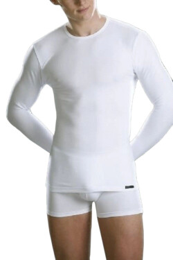 Pánske tričko 214 Authentic White - CORNETTE XL bílá