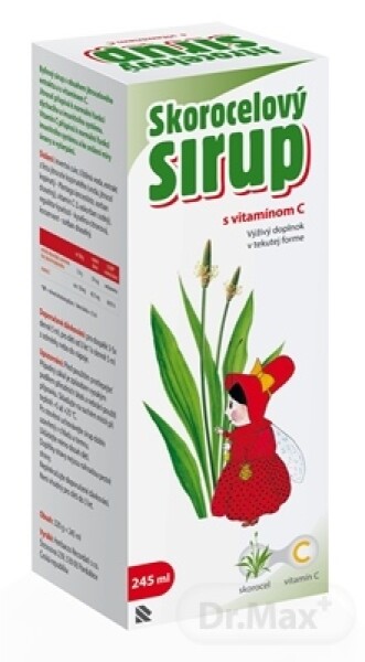 HERBACOS Skorocelový sirup + vitamín C 320 g