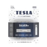 Teslá SILVER+ alkalická mikrotužková batéria AAA (LR03) 4 ks / blister (1099137217)