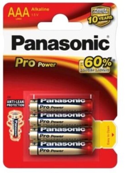 Panasonic - Pro Power AAA 4ks / mikrotužková alkalická batéria (LR03/4BP)