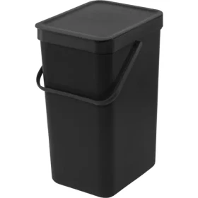 Brabantia Sort Go Odpadkový kôš 16 L tmavo šedá / s rukoväťou / plast / 22 x 40.1 x 27.9 cm (109966)