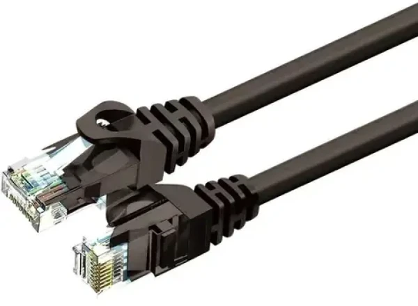 ZOY Sieťový kábel UTP Cat.6 čierna / Sieťový kábel / CCA / 5 m (ZCR5BK)