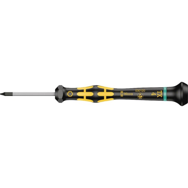 Wera 1567 ESD skrutkovač Torx Veľkosť skrutkovača T 4 Dĺžka drieku: 40 mm; 05030120001