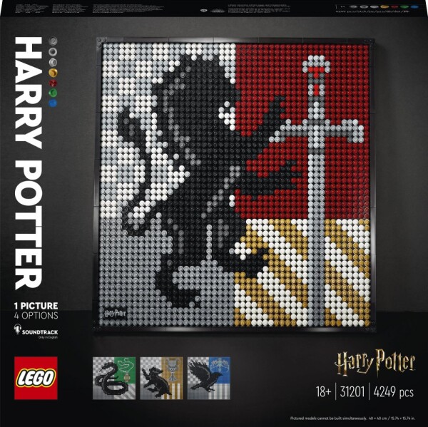 LEGO® Art 31201 Harry Potter™ Erby bradavických kolejí