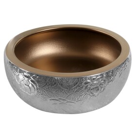 KERRA - Umývadlo na dosku KR-124 (chrómovo hnedé) 5907548118240