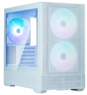 Zalman P30 AIR biela / PC skriňa / 3x 140mm ARGB / USB-A 3.2 / USB-C / temperované sklo / mesh / bez zdroja (P30 AIR White)
