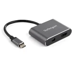 StarTech Multiport video adaptér USB-C na HDMI 2.0 Mini DisplayPort 1.2 strieborná / 4K 60Hz / Thunderbolt 3 (CDP2HDMDP)