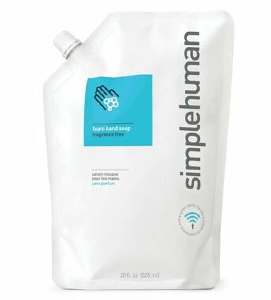 Simplehuman Hydratačné penové mydlo – 828 ml / náhradná náplň - neparfumované (CT1082)