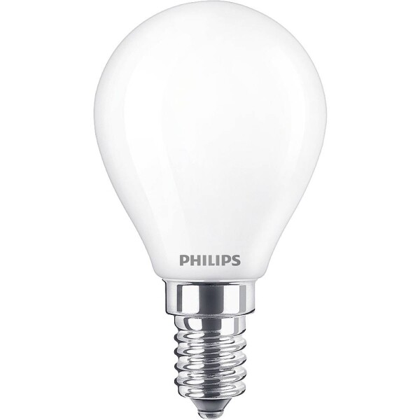 Philips Lighting 76283400 LED En.trieda 2021 E (A - G) E14 kvapkový tvar 6.5 W = 60 W teplá biela (Ø x d) 4.5 cm x 8 cm 1 ks; 76283400