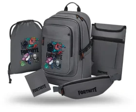 BAAGL SET 5 Cubic Fortnite Squad / Školský set / batoh, vrecko, ľadvinka, obal na notebook, peňaženka / GRS