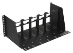 Lanview Polica do racku 4U pre 6 mini PC čierna / Polica do racku / 19" / nosnosť 30 kg (LVR-MINIPC-BRACK-4UBL)