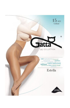 Dámske pančuchové nohavice Gatta Estella 15 den 5-XL 5-XL