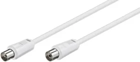 MicroConnect koaxiálny kábel MF 75 Ohm 5m biela (COAX050W)