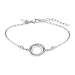 Lotus Style Oceľový náramok sa trblietavým príveskom Woman Basic LS2176-2 / 1