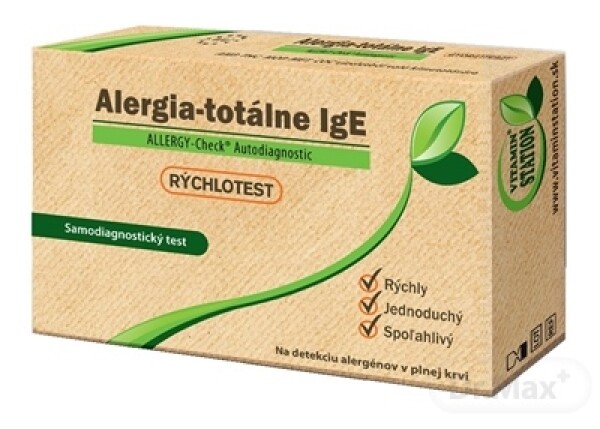 VITAMIN STATION Rychlotest Alergia - celkové IgE