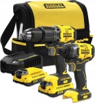 Stanley ST KIT V20 SFMCK461D2S (SFMCD715 + SFMCF810B) 2x2.0Ah BAG