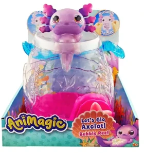 MPK TOYS Figúrka Animagic Svietiaci axolotl v akváriu