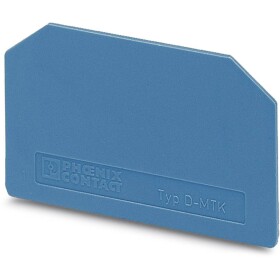 End cover D-MTK BU 3101090 Phoenix Contact; 3101090
